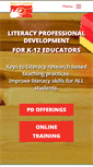 Mobile Screenshot of keystoliteracy.com